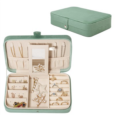 Benutzerdefinierte samt einfache Ohrringe Ohrringe Ringe Schmuck Aufbewahrungsbox